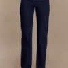 Jeans in Denim con lacci Meryl – Blu indaco Jeans in Denim con lacci Meryl – Blu indaco