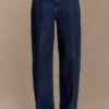 Jeans in Denim con strass a vita media Laina – Blu notte Jeans in Denim con strass a vita media Laina – Blu notte