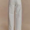 Jeans in Denim Mannon a vita media – Bianco Jeans in Denim Mannon a vita media – Bianco