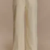 Jeans in Denim ricamato Ebony – Crema Jeans in Denim ricamato Ebony – Crema