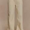 Jeans in Denim ricamato Ebony – Crema Jeans in Denim ricamato Ebony – Crema