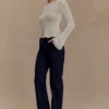 Jeans Remington a gamba dritta con scollo a V – Blu indaco Jeans Remington a gamba dritta con scollo a V – Blu indaco