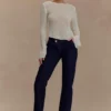 Jeans Remington a gamba dritta con scollo a V – Blu indaco Jeans Remington a gamba dritta con scollo a V – Blu indaco
