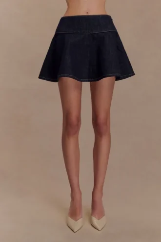Mini gonna in Denim Arista – Blu indaco slavato