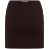 Mini gonna in maglia Brock con cut-out – Cioccolato fondente Mini gonna in maglia Brock con cut-out – Cioccolato fondente