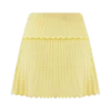 Mini gonna in maglia Indy Pointelle – Giallo limone