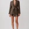 Mini gonna Romy con dettagli metallici – Spina di pesce Mini gonna Romy con dettagli metallici – Spina di pesce