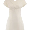 Miniabito in Denim con spalle scoperte Pascale – Bianco Miniabito in Denim con spalle scoperte Pascale – Bianco