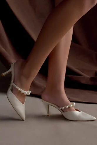 Mule Karla Pearl – Avorio