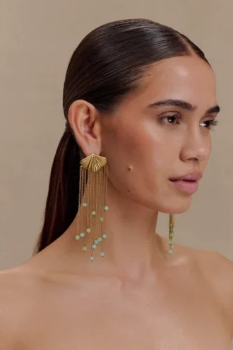 Orecchini a candeliere Maia – Oro Orecchini a candeliere Maia – Oro