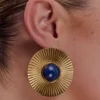 Orecchini Maisie con pietre preziose rotonde – Oro Orecchini Maisie con pietre preziose rotonde – Oro