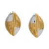 Orecchini ovali Felicity in metalli misti – Oro Orecchini ovali Felicity in metalli misti – Oro