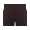 Pantaloncini a risvolto Birdie – Cioccolato Pantaloncini a risvolto Birdie – Cioccolato
