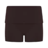 Pantaloncini a risvolto Birdie – Cioccolato Pantaloncini a risvolto Birdie – Cioccolato