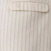 Pantaloncini in cotone con pinces Alina – A righe
