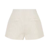 Pantaloncini in cotone con pinces Alina – A righe
