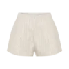 Pantaloncini in cotone con pinces Alina – A righe