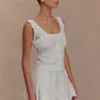 Pantaloncini in cotone Issy – Bianco Pantaloncini in cotone Issy – Bianco