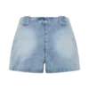 Pantaloncini in Denim a vita media Erin – Blu chiaro slavato Pantaloncini in Denim a vita media Erin – Blu chiaro slavato