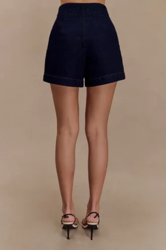 Pantaloncini in Denim Abel – Blu indaco