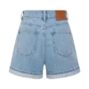 Pantaloncini in Denim con risvolto Carlene – Blu classico