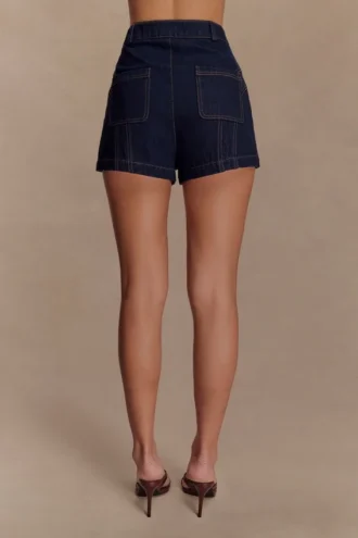 Pantaloncini in Denim Meadow – Blu indaco