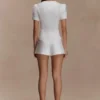 Pantaloncini in raso Anne – Bianco Pantaloncini in raso Anne – Bianco