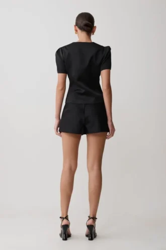 Pantaloncini in raso Anne – Nero Pantaloncini in raso Anne – Nero