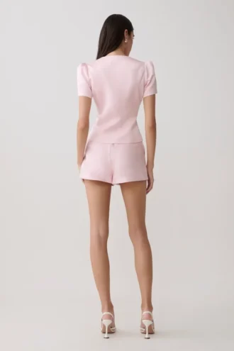 Pantaloncini in raso Anne – Rosa pallido Pantaloncini in raso Anne – Rosa pallido