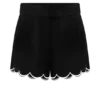 Pantaloncini Judith con orlo smerlato – Nero Pantaloncini Judith con orlo smerlato – Nero