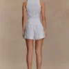 Camicia senza maniche in lino Scout – Bianca Camicia senza maniche in lino Scout – Bianca
