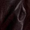 Pantaloni a gamba dritta in ecopelle Henry Croc – Cioccolato fondente
