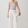 Top in maglia Jaytee – Azzurro Top in maglia Jaytee – Azzurro