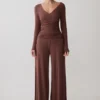 Top a maniche lunghe in modal Sari – Cioccolato Top a maniche lunghe in modal Sari – Cioccolato
