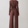 Top a maniche lunghe in modal Sari – Cioccolato Top a maniche lunghe in modal Sari – Cioccolato
