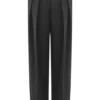 Pantaloni a vita alta plissettati Penelope – Nero Pantaloni a vita alta plissettati Penelope – Nero