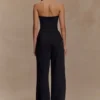 Pantaloni da completo a gamba dritta Lindie – Nero