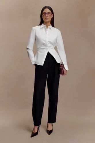 Pantaloni da completo a gamba larga Olie – Nero Pantaloni da completo a gamba larga Olie – Nero