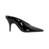Scarpe con tacco a spillo in ecopelle verniciata Emerson – Nero