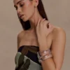 Set di braccialetti in resina Marah – Trasparenti