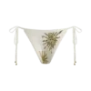Slip bikini all’uncinetto Huntleigh – Stampa Sunshine bianca e dorata Slip bikini all’uncinetto Huntleigh – Stampa Sunshine bianca e dorata