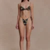 Top bikini arricciato Rosmunda – Stampa Fluid Reverie verde Top bikini arricciato Rosmunda – Stampa Fluid Reverie verde