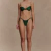 Slip bikini con perline Memphis – Verde Slip bikini con perline Memphis – Verde