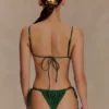 Slip bikini con perline Memphis – Verde Slip bikini con perline Memphis – Verde