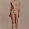 Slip bikini con perline Robyn – Salvia