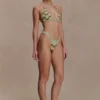 Slip bikini con perline Robyn – Salvia