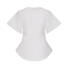 Top a maniche corte in cotone Liberty – Bianco Top a maniche corte in cotone Liberty – Bianco