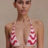 Top a triangolo con perline Robyn – Rosa Top a triangolo con perline Robyn – Rosa