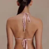 Top a triangolo con perline Robyn – Rosa Top a triangolo con perline Robyn – Rosa