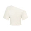 Top aderente con spalle scoperte Luu – Avorio